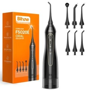 Bitvae Black Water Flosser - 7 Nozzles Dental Care