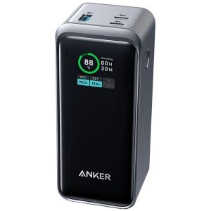 Anker 20000mAh Powerbank: 200W Fast Charging, LCD Display