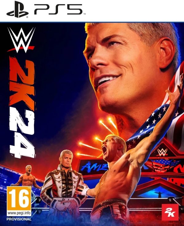 WWE 2K24: Ultimate PS5 Wrestling Game CD