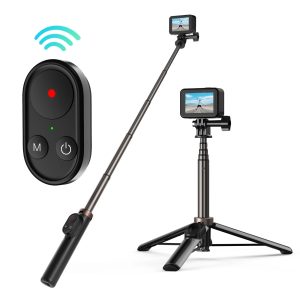 TELESIN 0.6M Vlog Selfie Stick Tripod with Remote | Versatile GoPro Accessory
