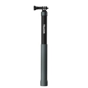TELESIN 1.2m Carbon Fiber Selfie Stick - Waterproof & Lightweight