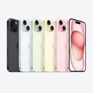 APPLE IPHONE 15 512GB IN BLACK, BLUE, GREEN, YELLOW AND PINK COLORS